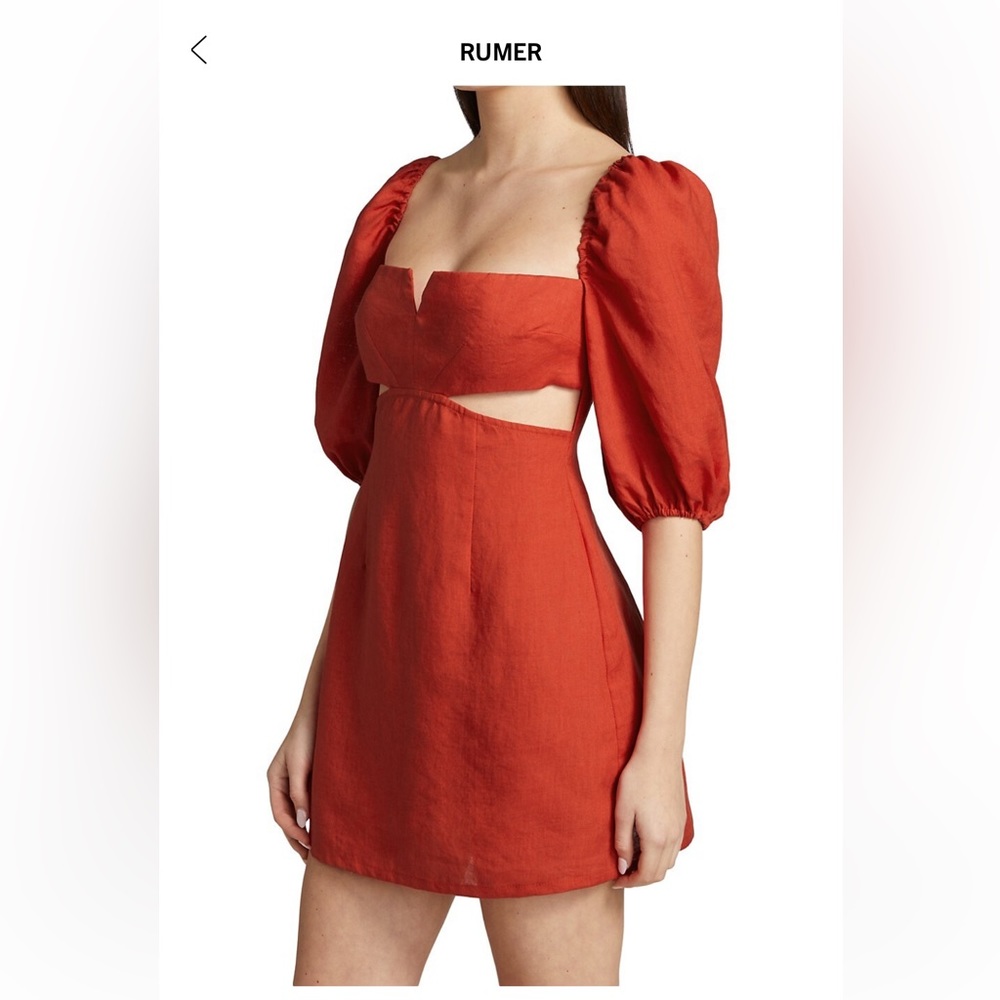 RUMAR red summer vacation dress